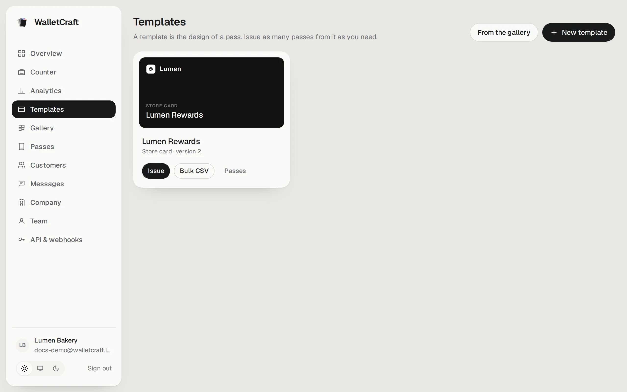 Your templates